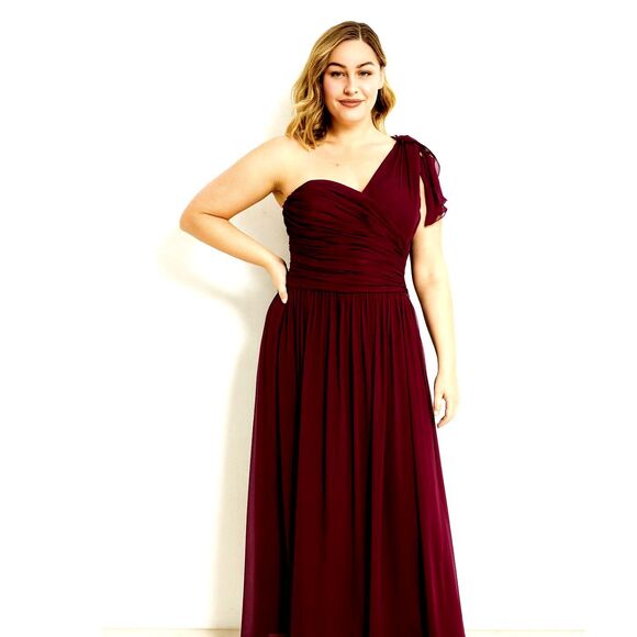 Ralph Lauren Dresses & Skirts - Lauren Ralph Lauren fall Marsala dress burgundy red festive cocktail women 6 New